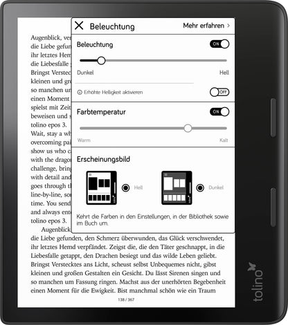 tolino epos 3 (8", 32 GB, Schwarz)