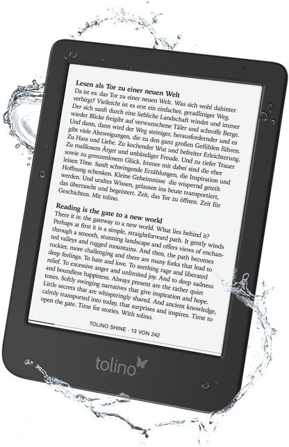 tolino Shine (6", 16 GB, Schwarz)
