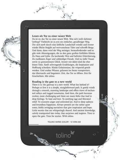 tolino Shine Color (6", 16 GB, Schwarz)