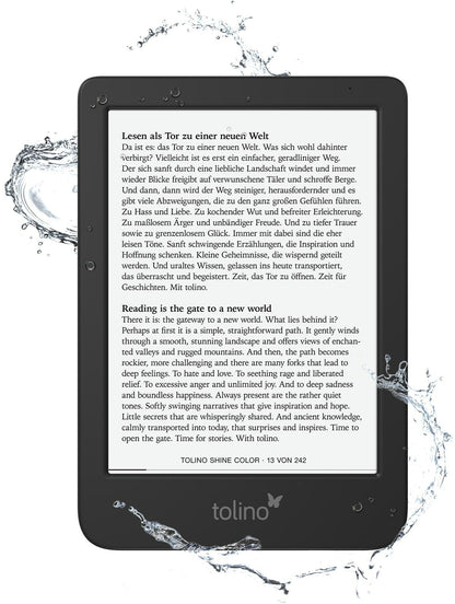 tolino Shine Color (6", 16 GB, Schwarz)