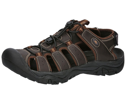 LICO Trekking-Sandale "Heinz" (Grösse: 46) dunkelbraun