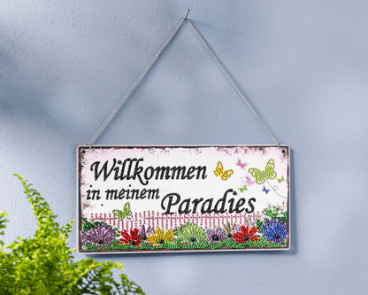 Diamond Painting Hängedeko Paradies