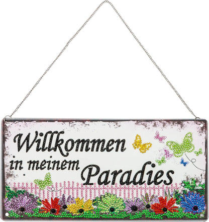 Diamond Painting Hängedeko Paradies