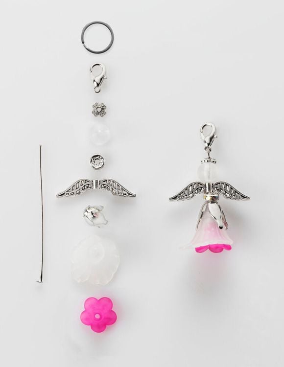 Bastelset Perlen-Engel "Blütenelfen" 144-teilig