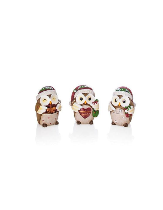 Geschenkdosen "Eulen", 3er-Set