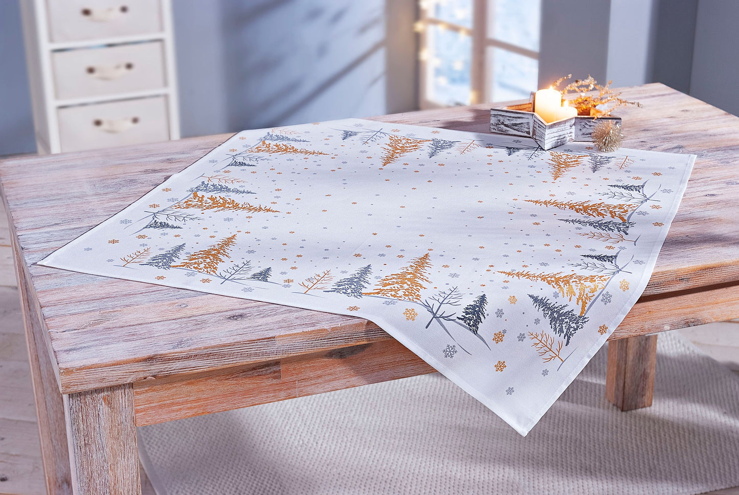 Mitteldecke "Classy Christmas" 85 x 85 cm