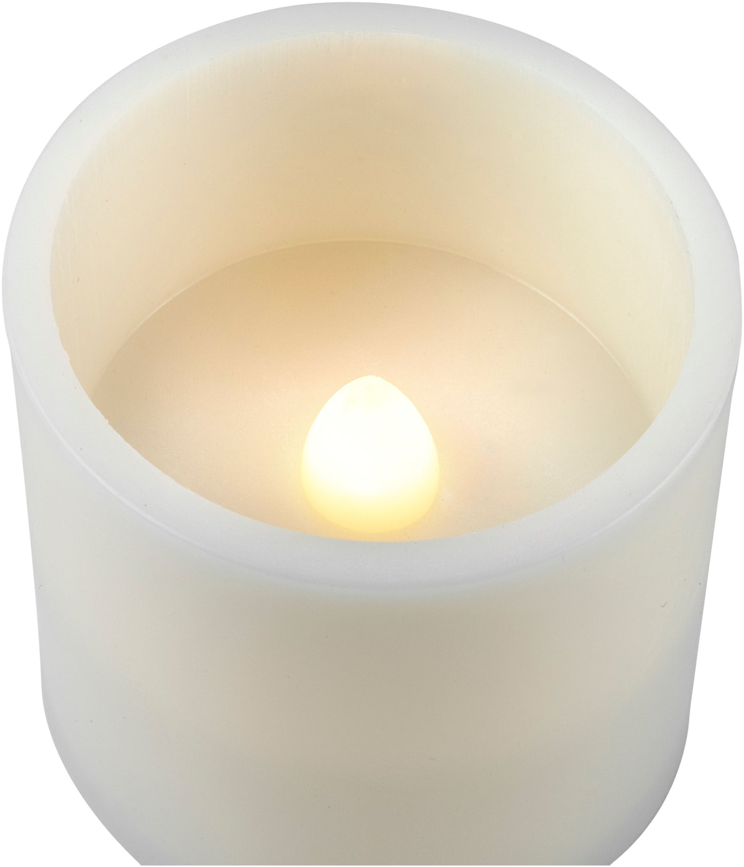 Makramee-Windicht hängend mit LED-Kerze