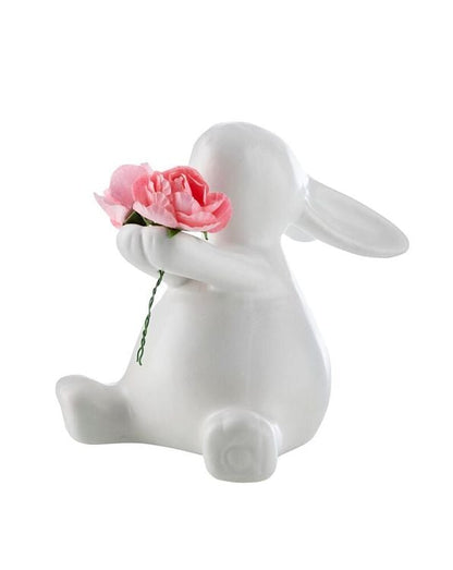 Dekohase Polly mit Blumen