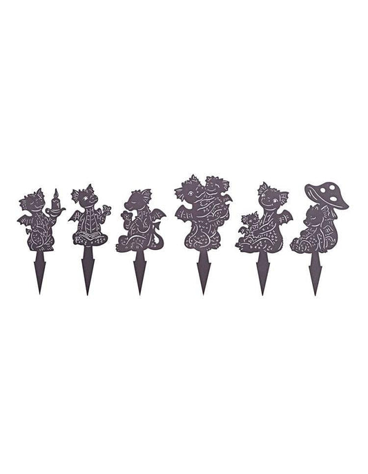 Dekostecker "Drachenfreunde" 6er-Set