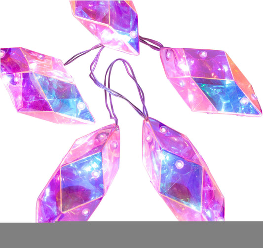LED-Lichterkette "Pink Diamond" 135 cm