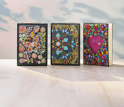 Diamond Painting Notizbuch "Sparkling Mandala" DIN A5