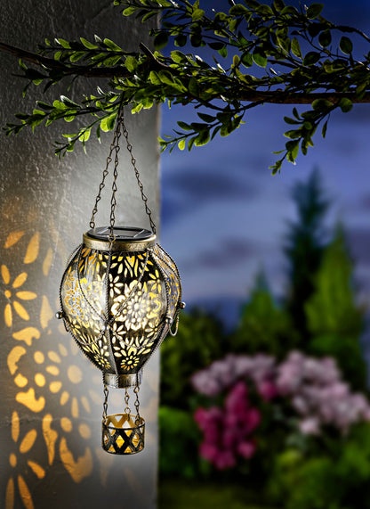 Solar-Gartenstecker "Heissluftballon" 102 cm