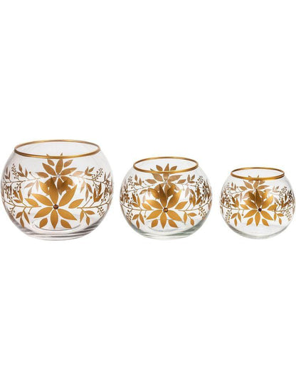 Windlichter "Flower" 3er-Set