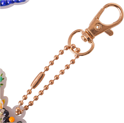 Diamond Painting Schlüsselanhänger "Butterfly" 6er-Set