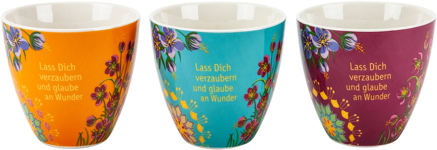 Becher "Das Leben ist schön!" 3er-Set