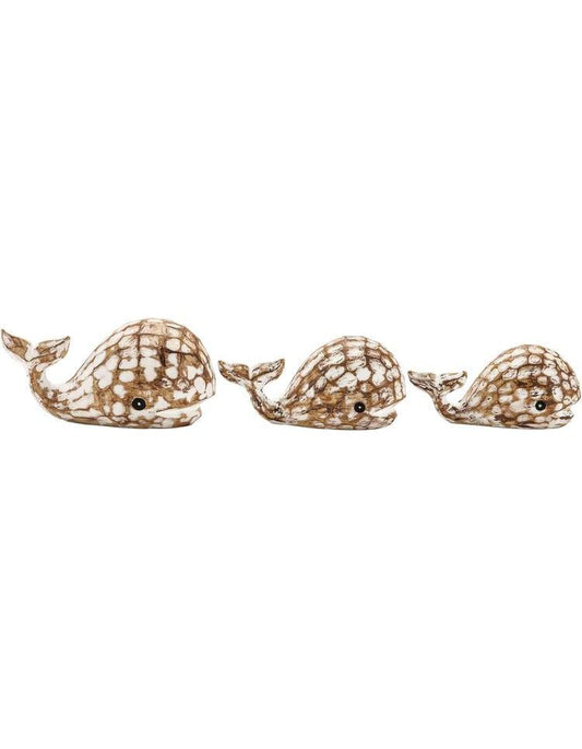 Dekofiguren Wal "Balena" 3er-Set