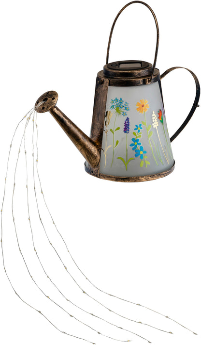 Solar-Gartenstecker "Giesskanne Flower" 70 LEDs