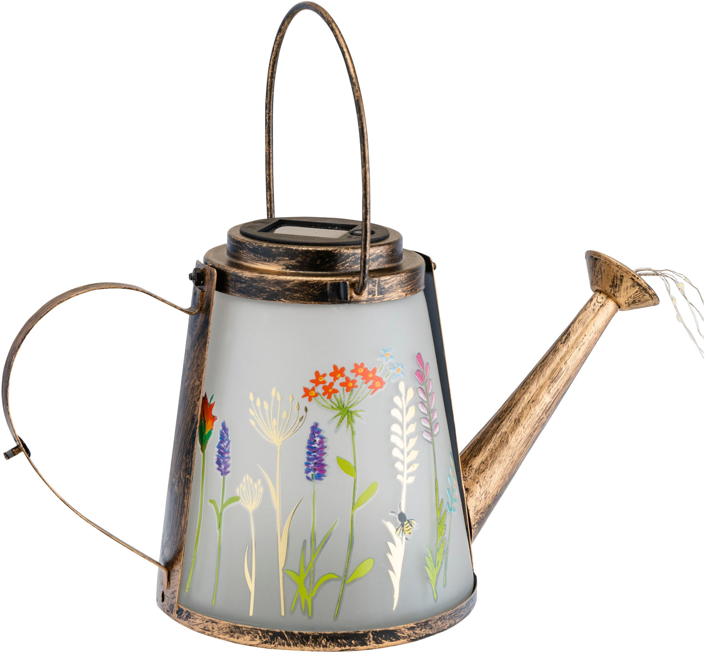 Solar-Gartenstecker "Giesskanne Flower" 70 LEDs