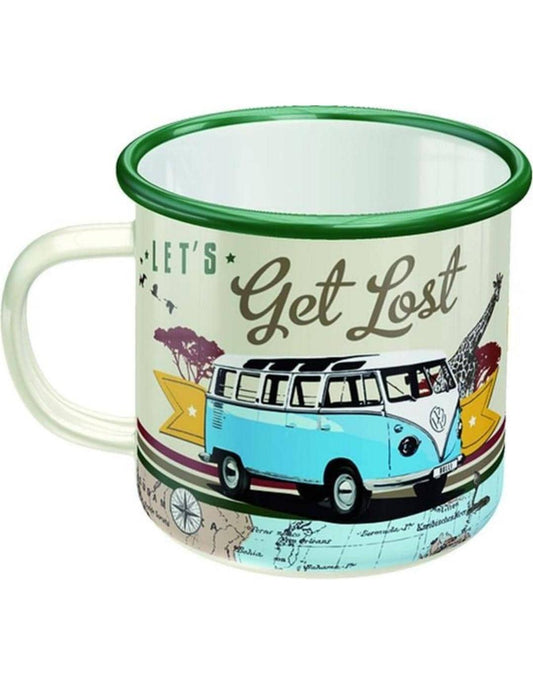 Nostalgic-Art Merchandising Universaltasse Lets Get Lost 360 ml, 1 Stück, Hellgrün (360 ml, 1 x)