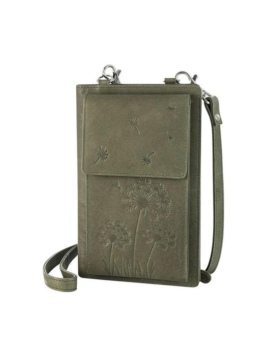 HJP Handytasche "Pusteblume", (Farbe: oliv)