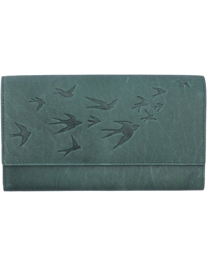 HJP Geldbörse Damen Schwalbe, salbei