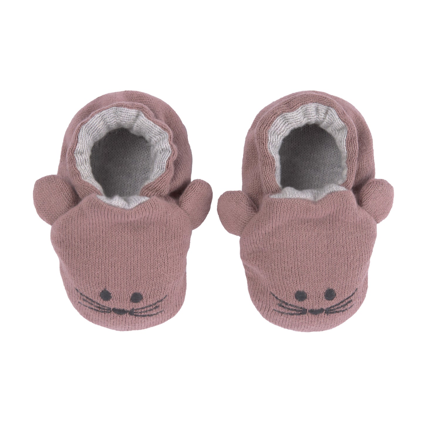 Lässig Krabbelschuhe "Little Chums - Mouse", beere
