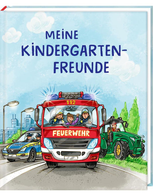 Coppenrath Freundebuch Meine Kindergartenfreunde - Bunte Fahrzeuge (Deutsch, 2022, Dennis Mertz)