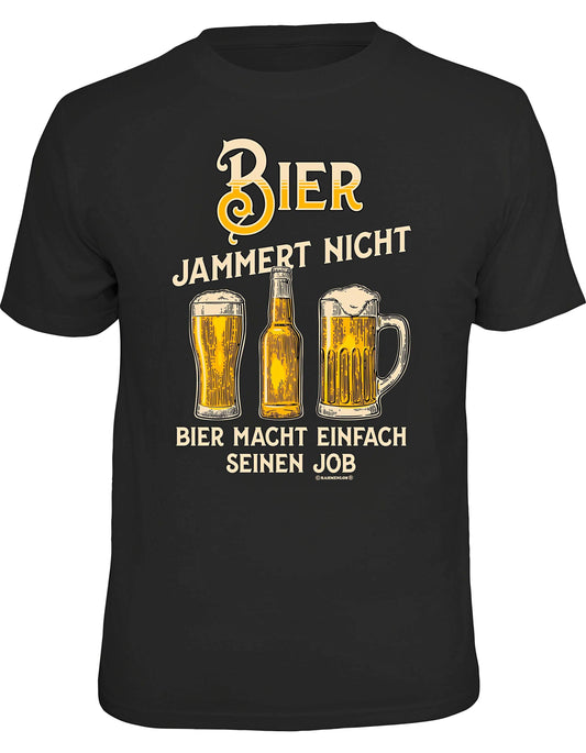 T-Shirt "Bier jammert nicht" (Grösse: XL)