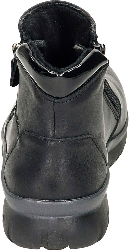 Comfortabel Damen-Stiefelette "Franziska", schwarz (Grösse: 38)