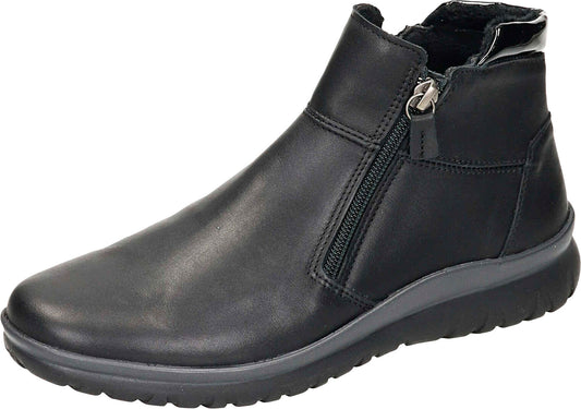 Comfortabel Damen-Stiefelette "Franziska", schwarz (Grösse: 40)