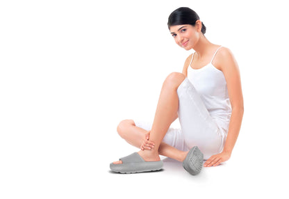 Relax Vital Wolken Slipper grau (Grösse: 38)
