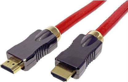 Blank 8K HDMI Ultra HD Kabel mit Ethernet, ST/ST, rot, 1m