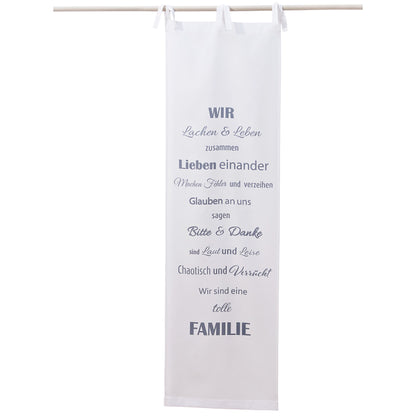 Vorhang "Familie", 60x200cm
