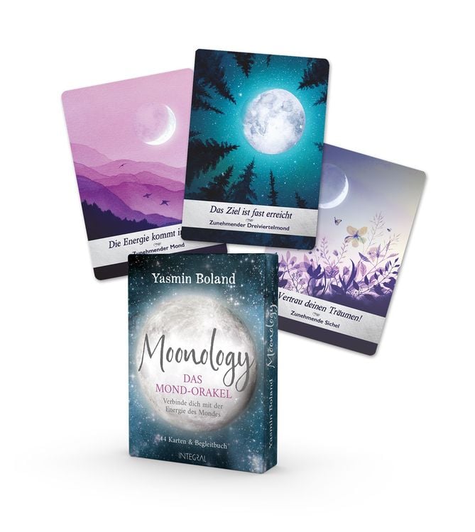 Moonology - Das Mond-Orakel, 44 Karten &