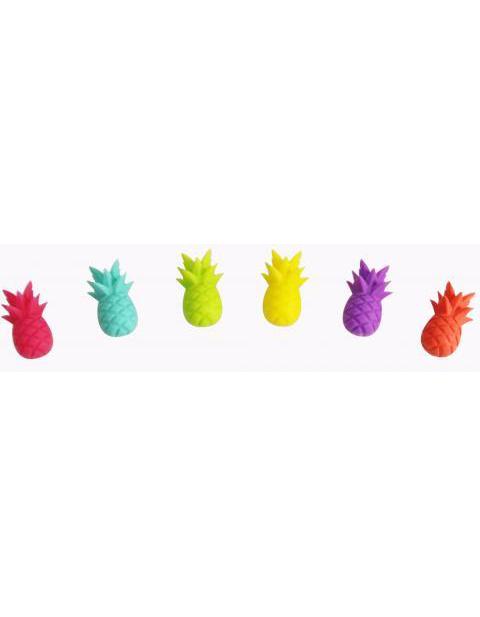 Glasmarkierer Ananas (6x)