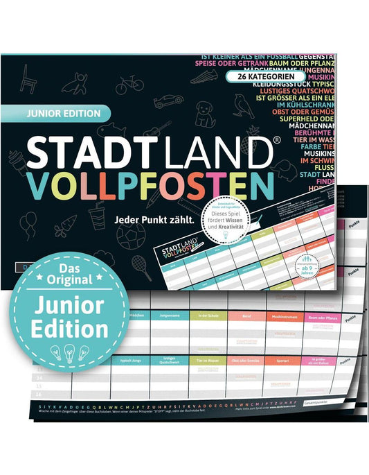 Denkriesen Stadt Land Vollpfosten - Jeder Punkt zählt