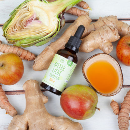 BitterLiebe Tropfen mild mit Bitterstoffen (50ml) - ohne Alkohol