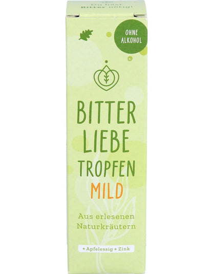 BitterLiebe Tropfen mild mit Bitterstoffen (50ml) - ohne Alkohol