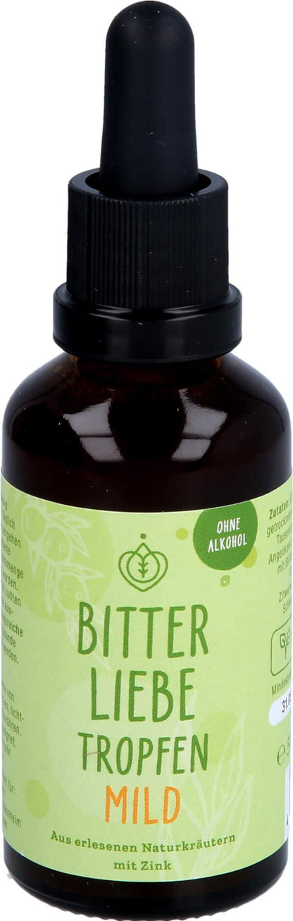 BitterLiebe Tropfen mild mit Bitterstoffen (50ml) - ohne Alkohol