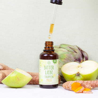 BitterLiebe Tropfen mild mit Bitterstoffen (50ml) - ohne Alkohol