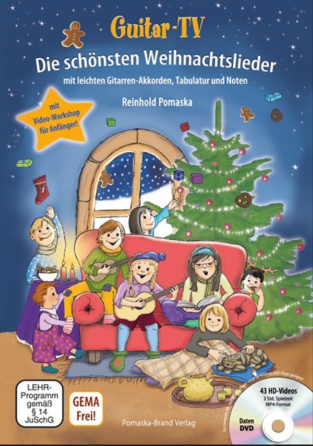 Guitar-TV: Die schönsten Weihnachtslieder, m. DVD (Reinhold Pomaska)