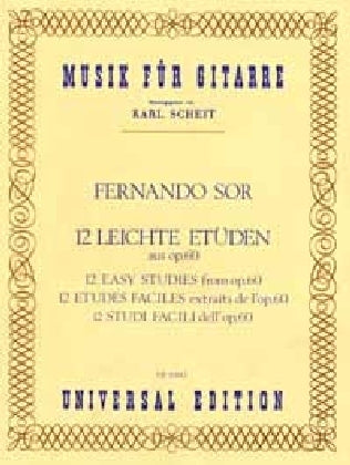 12 leichte Etüden (Karl Scheit)