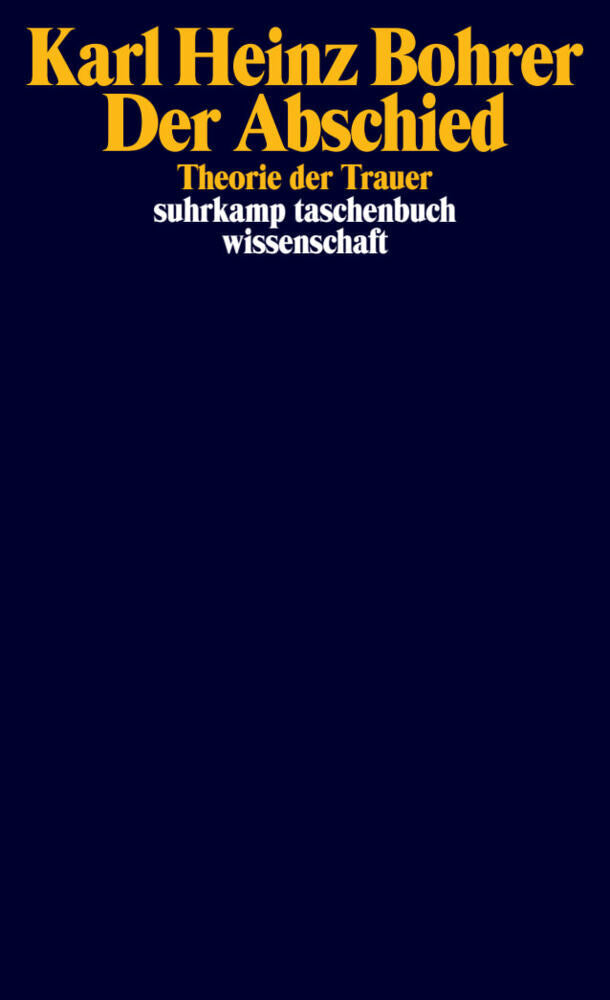 Der Abschied (Karl Heinz Bohrer)