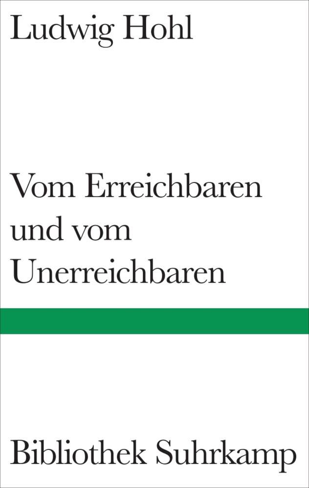 Vom Erreichbaren und vom Unerreichbaren (Ludwig Hohl)