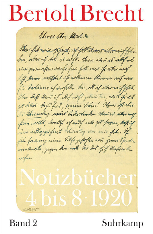 Notizbücher.Bd.2 (Bertolt Brecht)