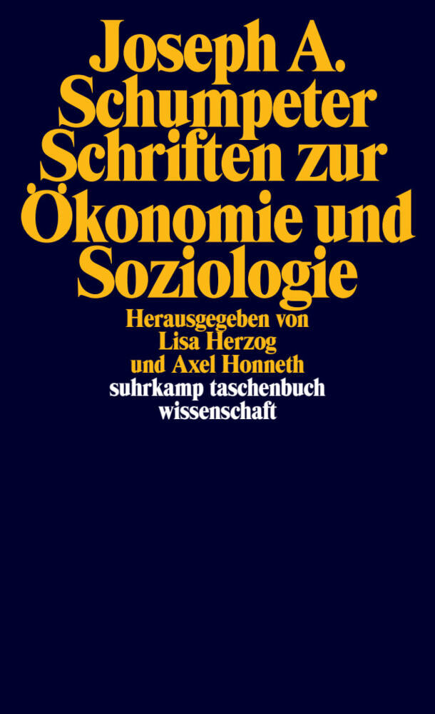 Schriften zur Ökonomie und Soziologie (Joseph Schumpeter)