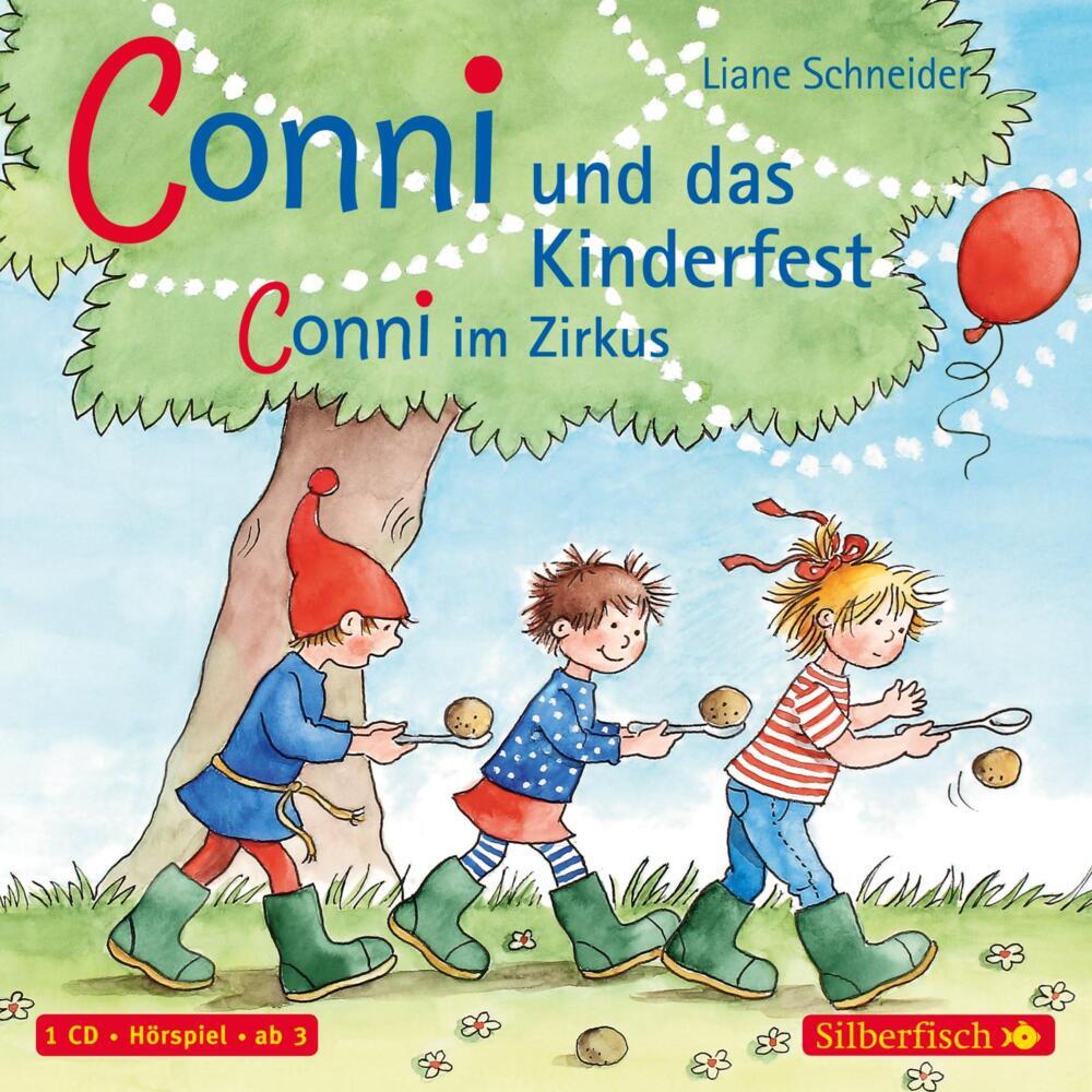 Conni und das Kinderfest / Conni im Zirkus, 1 Audio-CD (Liane Schneider)