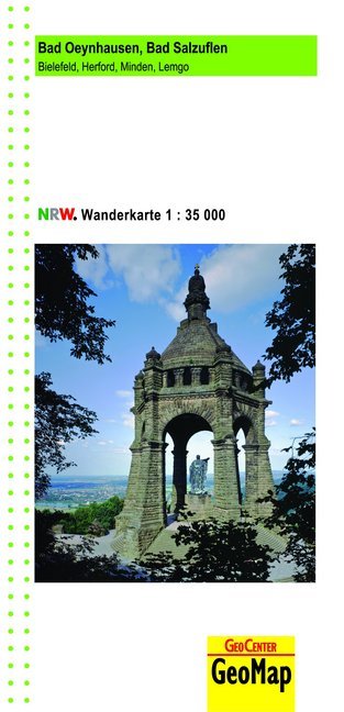 Bad Oeynhausen, Bad Salzuflen Wanderkarte 1:35 000 (Geobasisdaten: Land Nrw)
