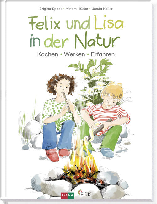 Felix und Lisa in der Natur (Brigitte Speck)