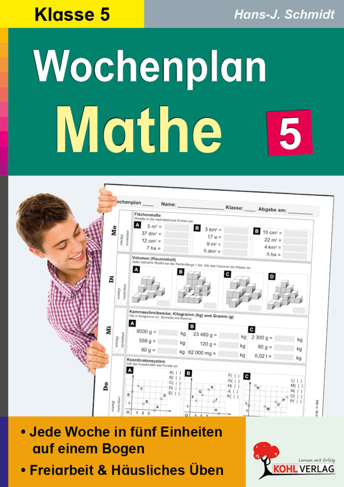 Wochenplan Mathe, 5. Schuljahr (Hans-J. Schmidt)